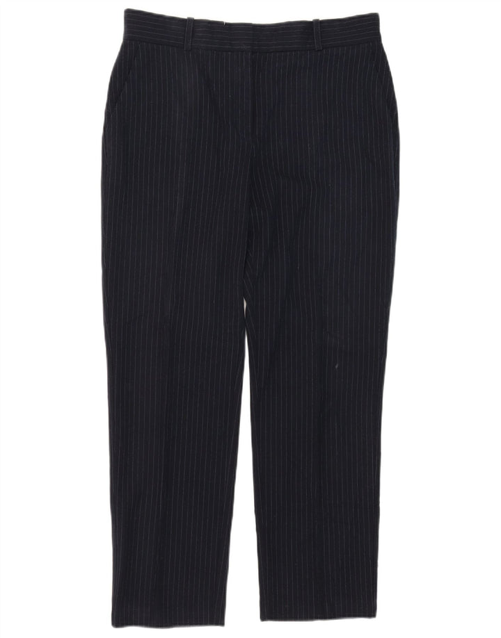 Marks & Spencer Pantalones de traje para mujer UK 12 Medium W32 L27 Azul marino