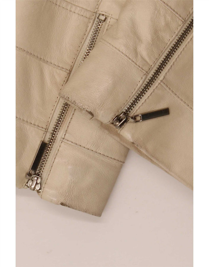 Chaqueta de cuero para mujer Conbipel IT 42 Beige medio