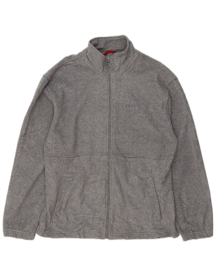 Chaqueta polar Izod para hombre ES 38 Poliéster gris medio