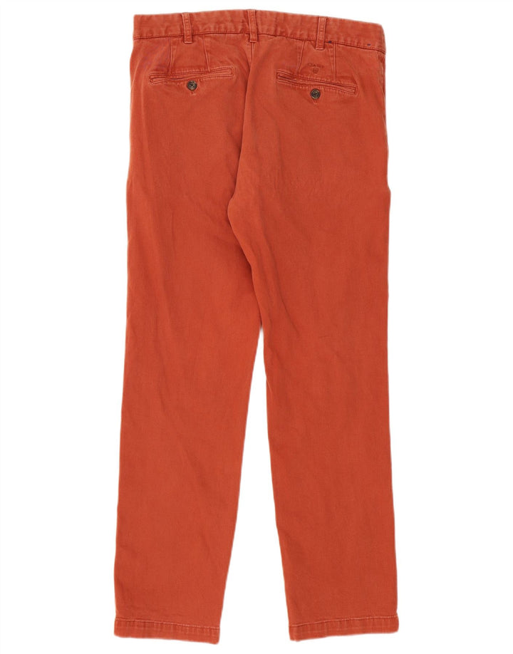 Gant Pantalón Chino Regular Para Hombre W32 L30 Rojo