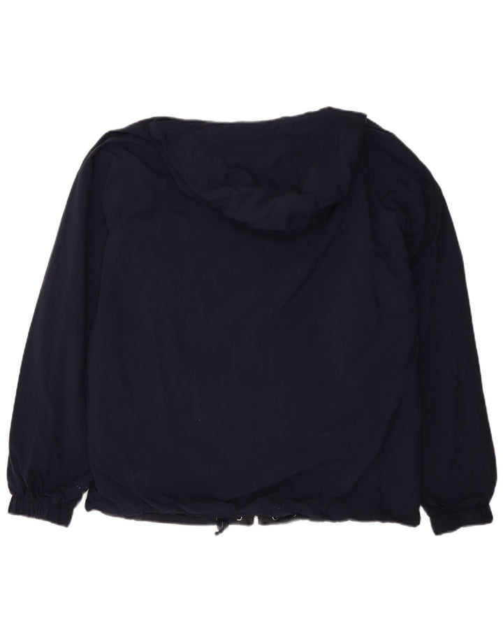 FILA Chaqueta reversible con capucha para hombre IT 50 Large Azul marino Colorblock