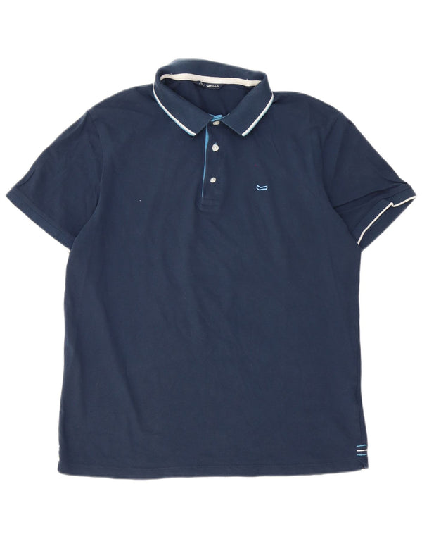 Polo Gas Hombre XL Azul Marino Algodón