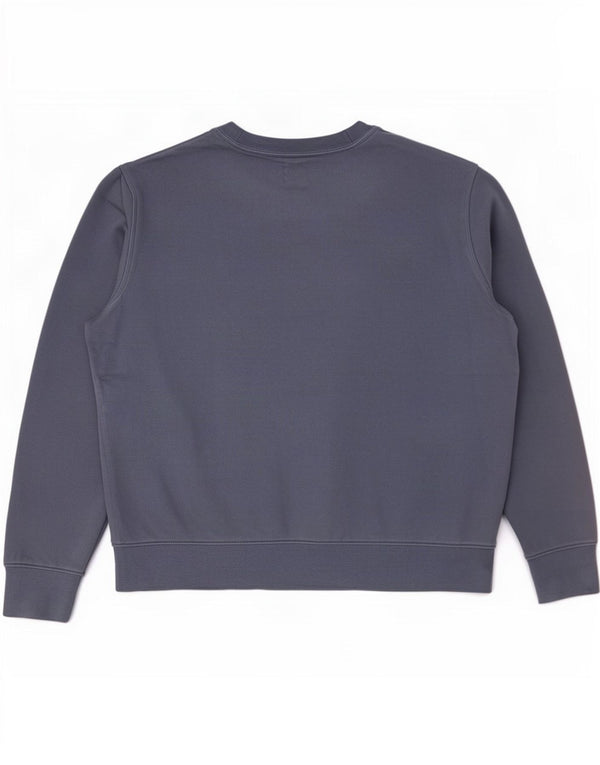 Marks & Spencer - Sudadera extragrande para mujer, talla 40, algodón azul grande