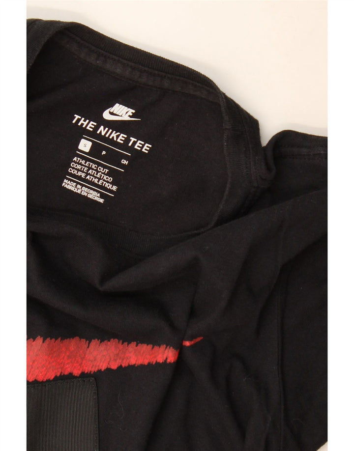 Nike - Camiseta gráfica para hombre, talla pequeña, color negro