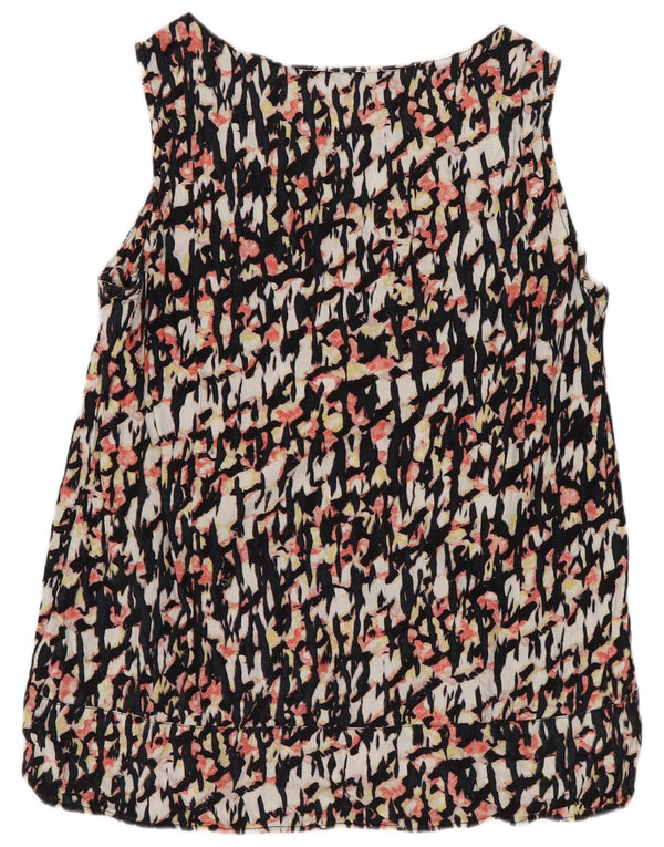 Marks & Spencer Blusa con Estampado Abstracto para Mujer UK 40 Small Multicolore