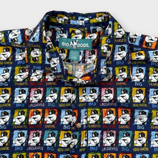 Camisa con estampado de perros grandes - Grande