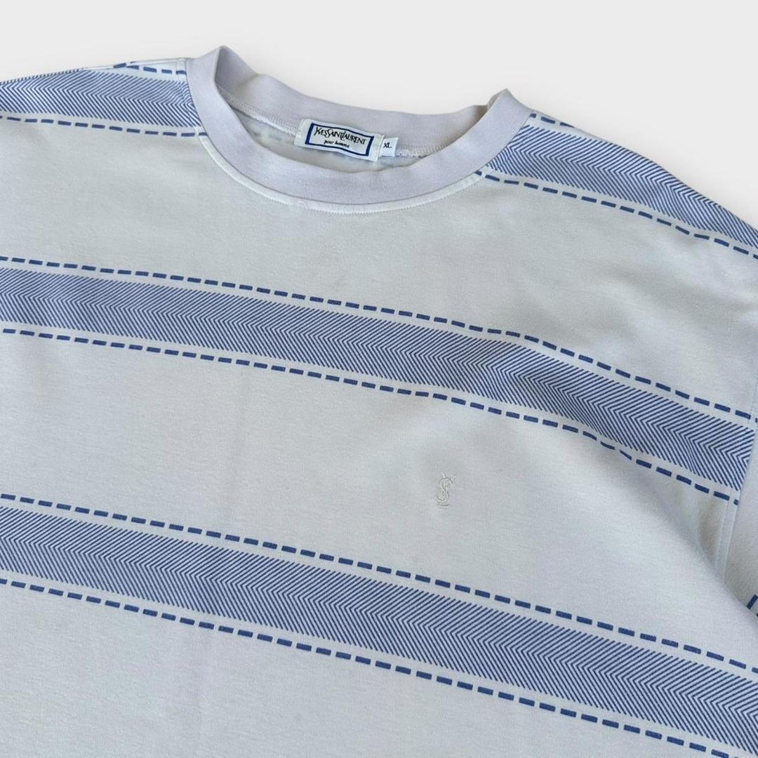 Camiseta vintage con estampado YSL - XL