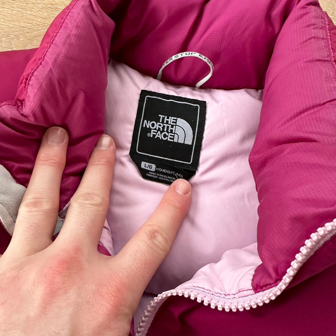 Chaqueta vintage The North Face gilet puffer - mujer grande