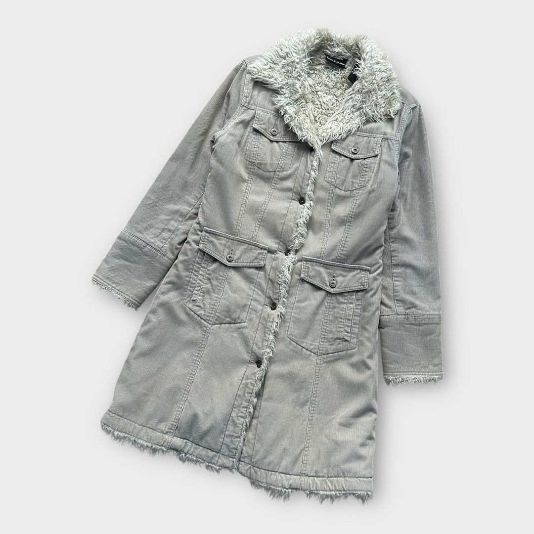 DKNY jeans Chaqueta afgana - mediana para mujer