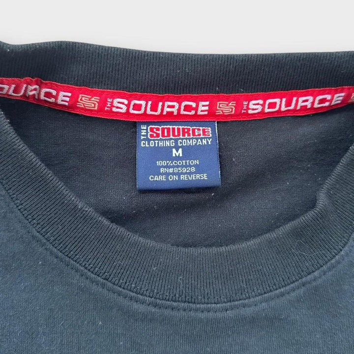 Camiseta gráfica de hip hop Y2K - mediana (se adapta como grande)