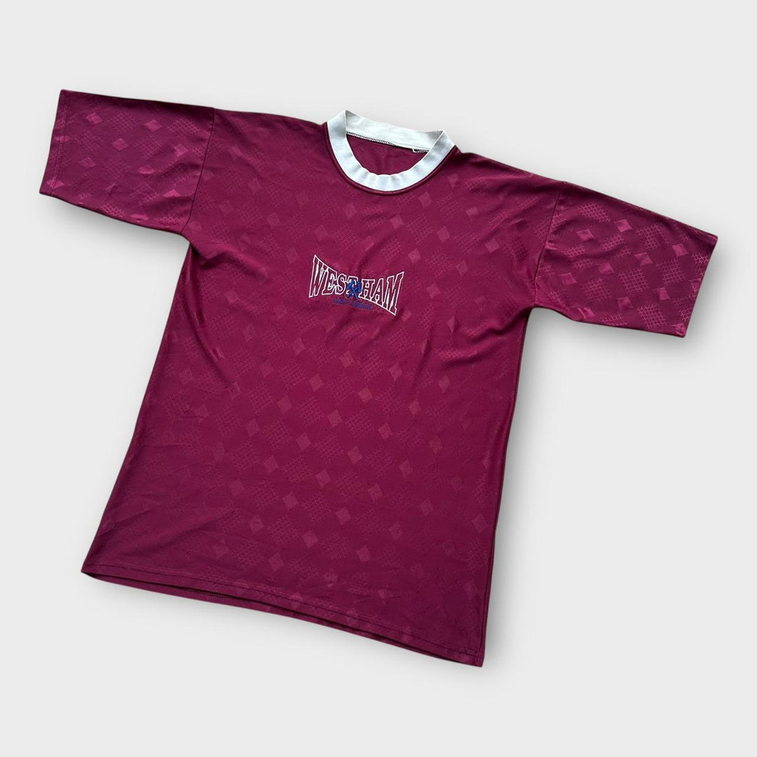 Camiseta de fútbol vintage del West Ham - grande