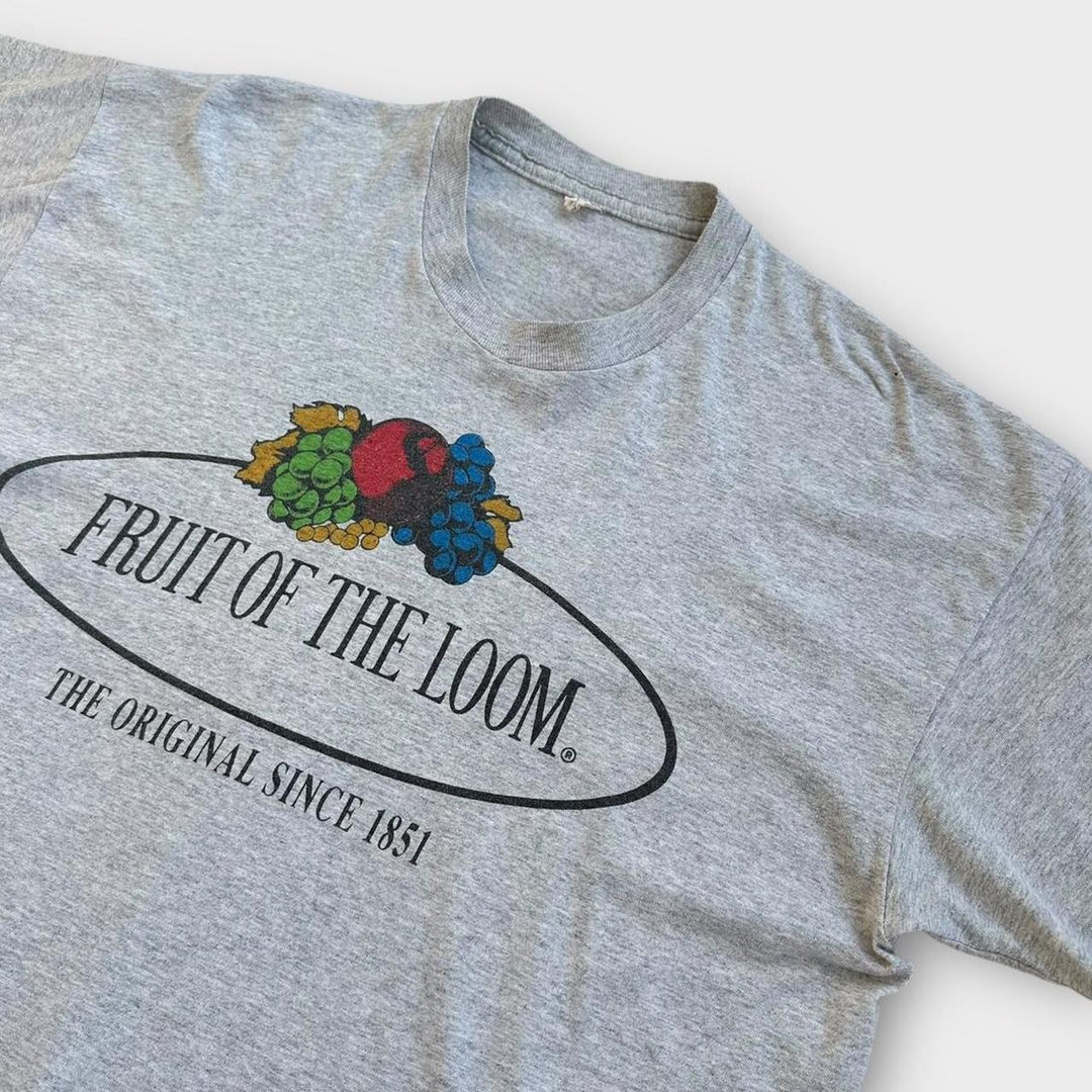 Vintage fruta del telar camiseta gráfica - grande