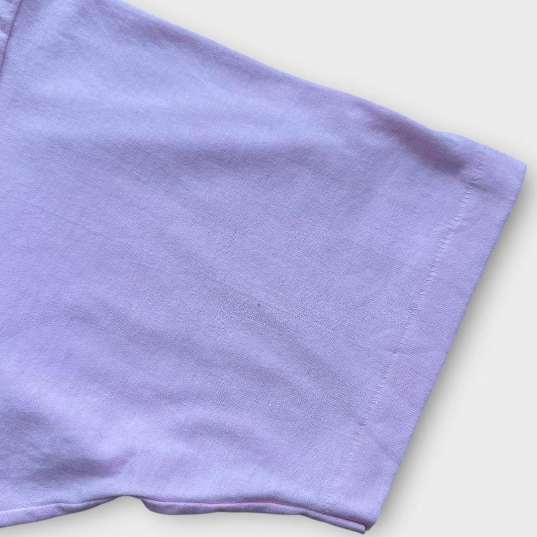 Camiseta vintage en blanco de un solo punto - XL