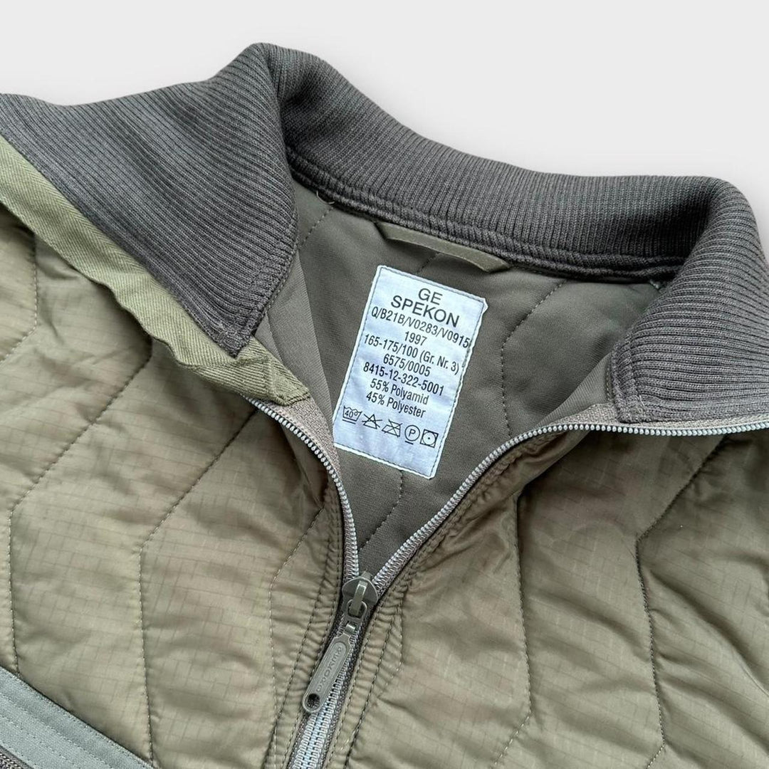 Chaqueta de forro militar alemana vintage - mediana