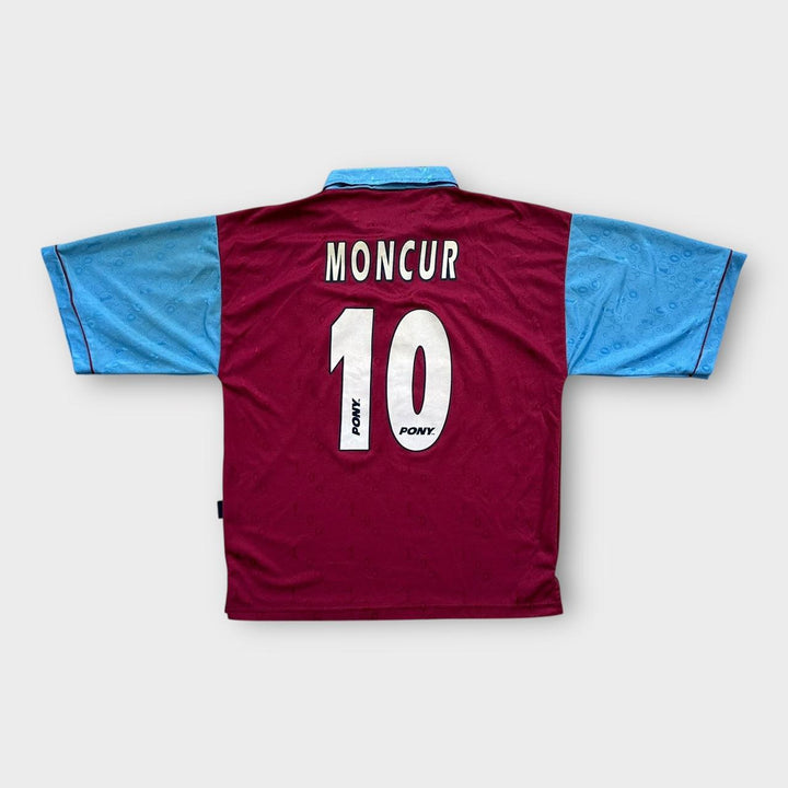 Camiseta de fútbol vintage del West Ham - grande (holgada)