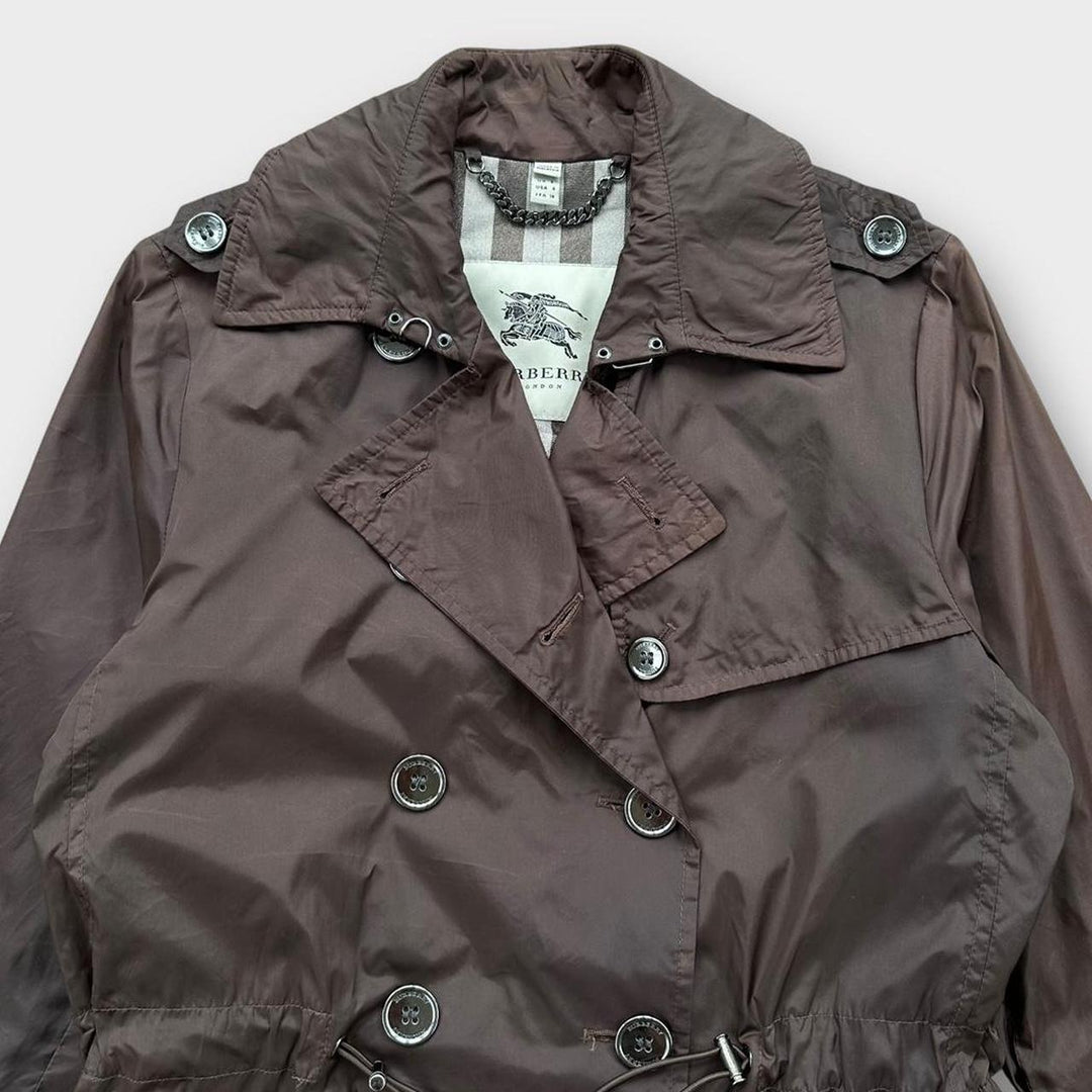 Gabardina vintage de nailon Burberry - UK6