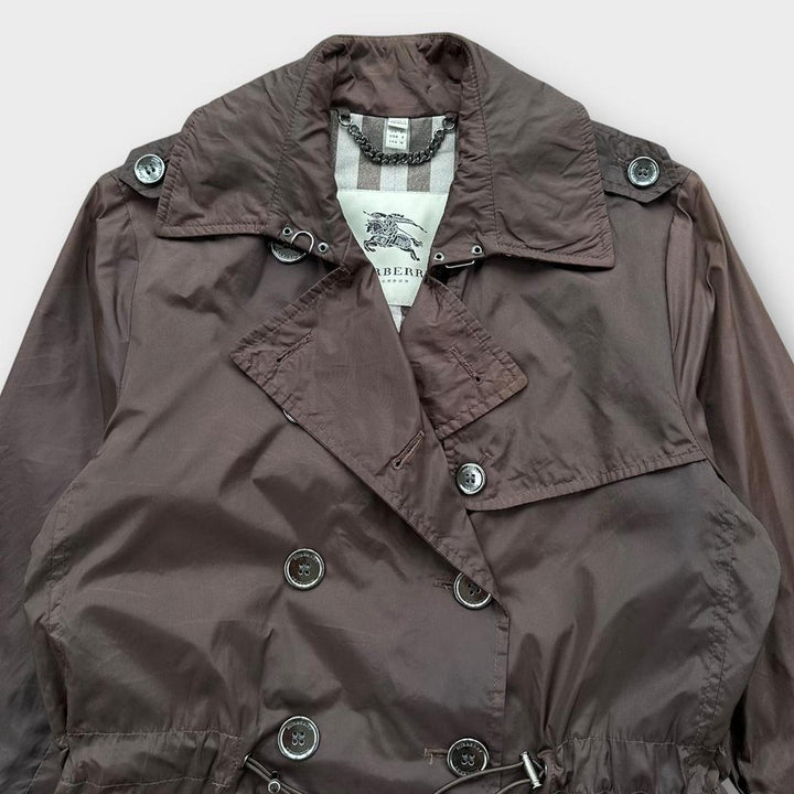 Gabardina vintage de nailon Burberry - UK6
