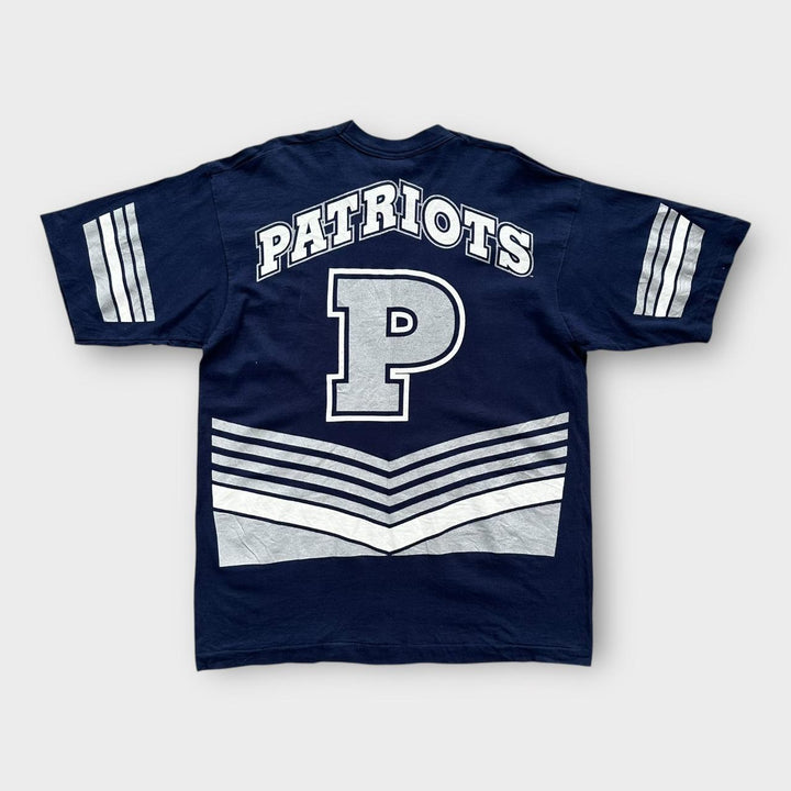 Camiseta de punto único Vintage Patriots - XL