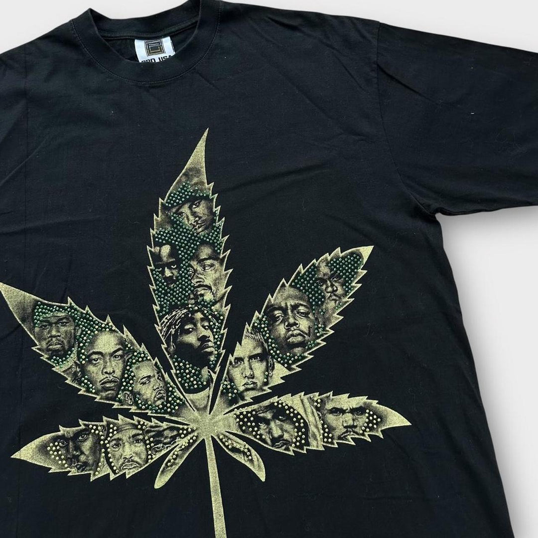 Camiseta con gráfico Vintage Hip-Hop - XL (holgada)