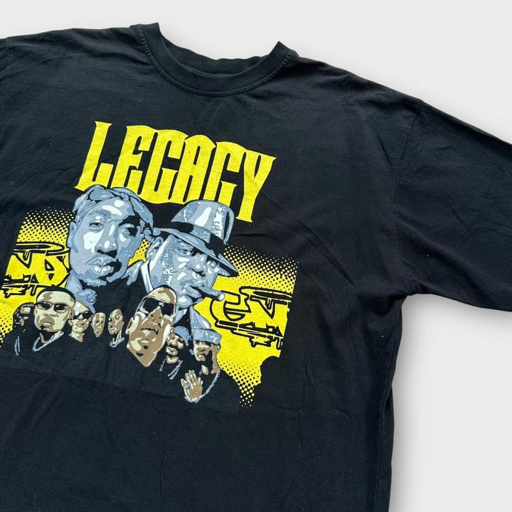 Camiseta gráfica vintage Tupac & Biggie - XL