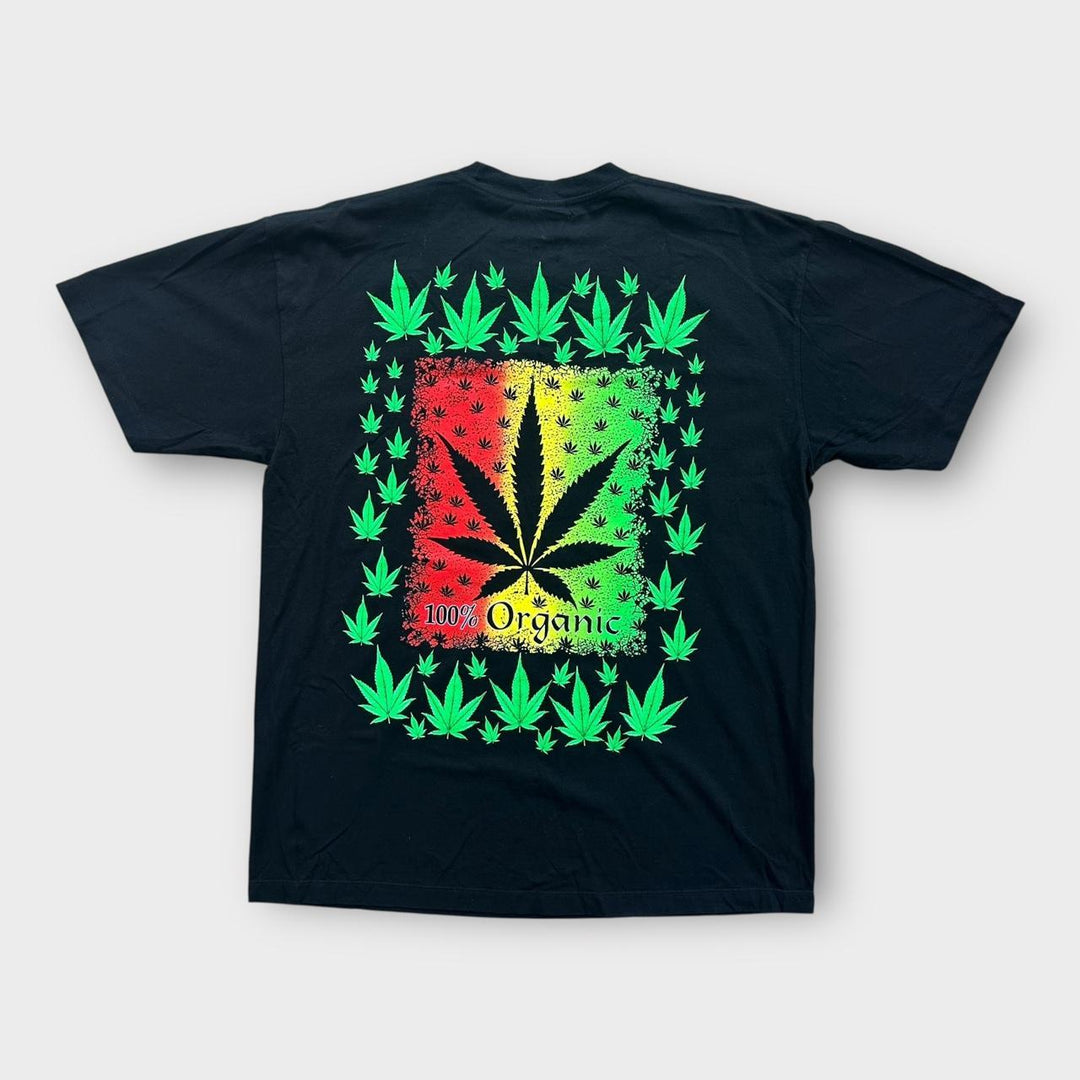 Camiseta con gráfico de marihuana - XL