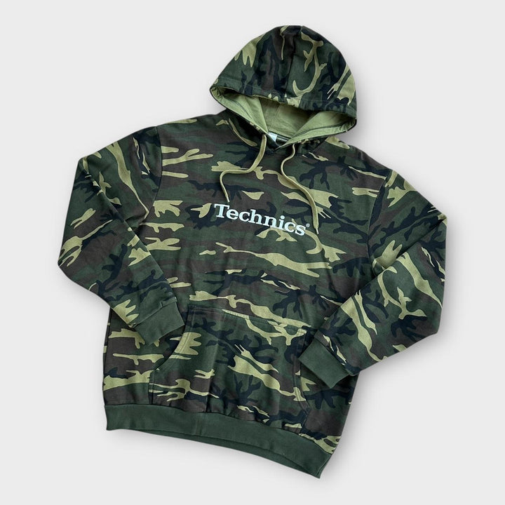 Sudadera con capucha Vintage Technics DJ - grande
