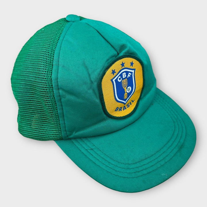 Gorra de fútbol de Brasil de los años 90 - talla única