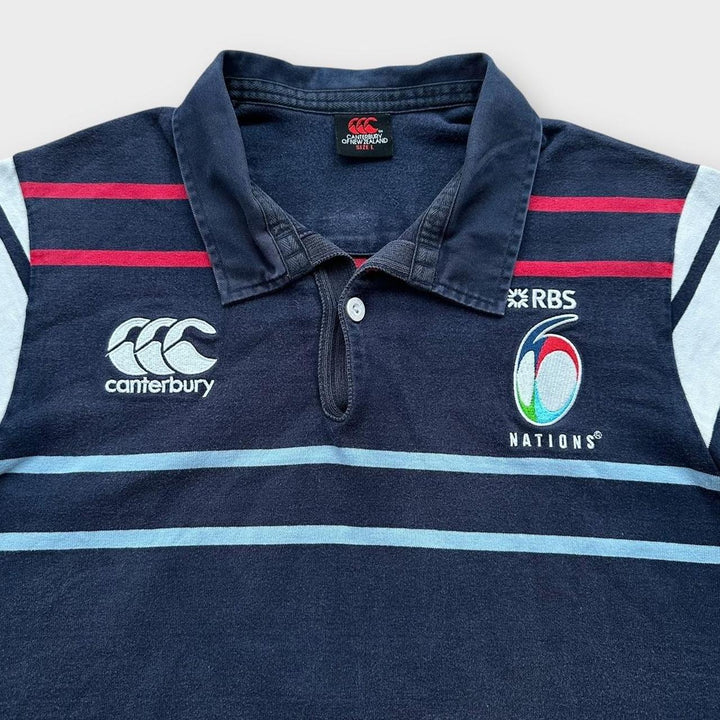 Camiseta de rugby Canterbury Six Nations - niños grandes (queda como un pequeño)