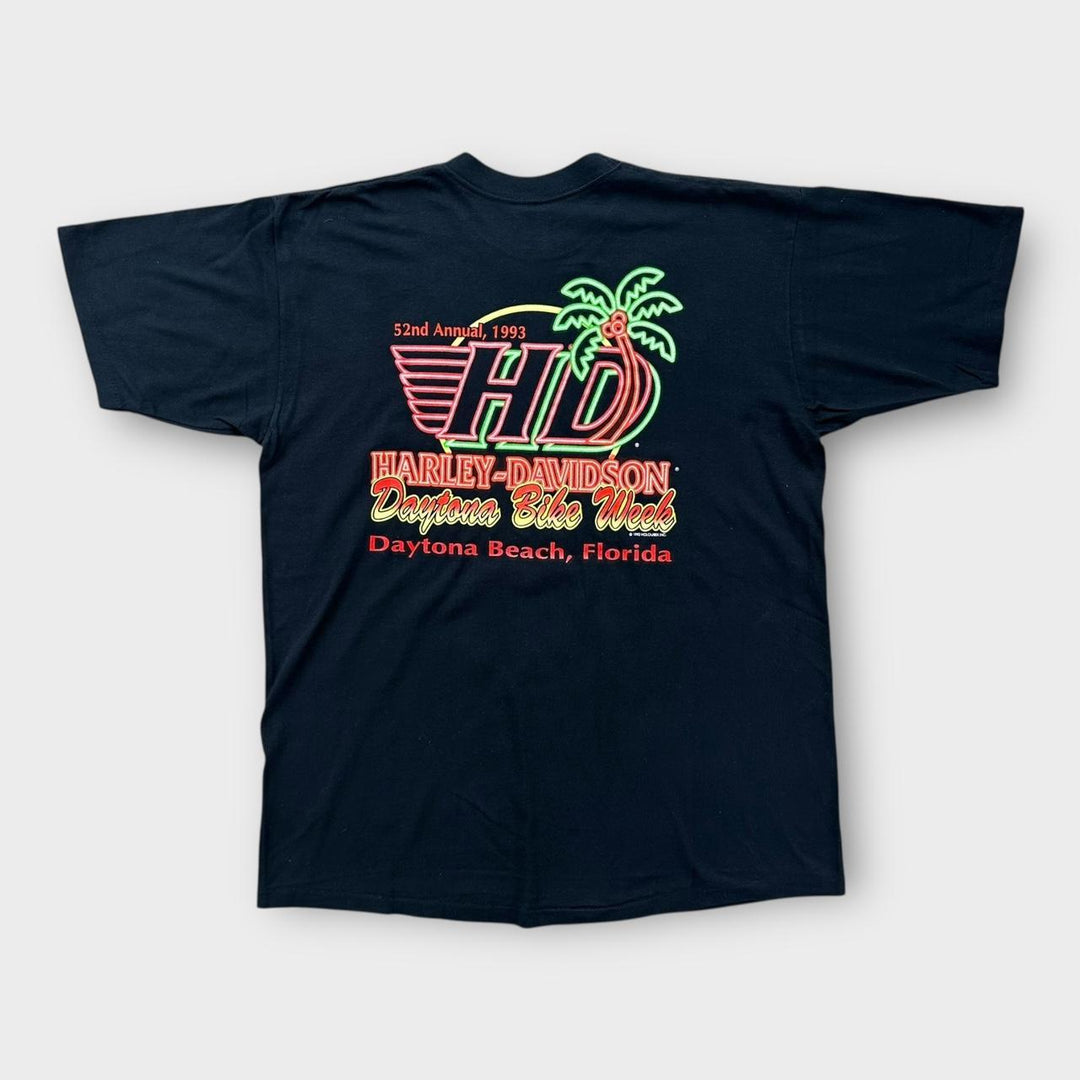 Camiseta gráfica vintage Harley Davidson - XL