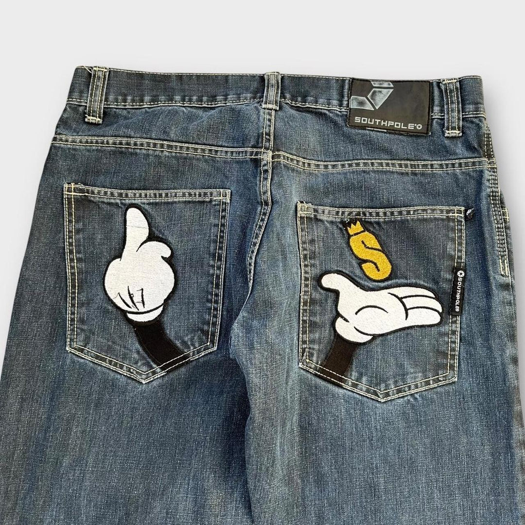 Vaqueros holgados de hip hop Southpole - 34 pulgadas