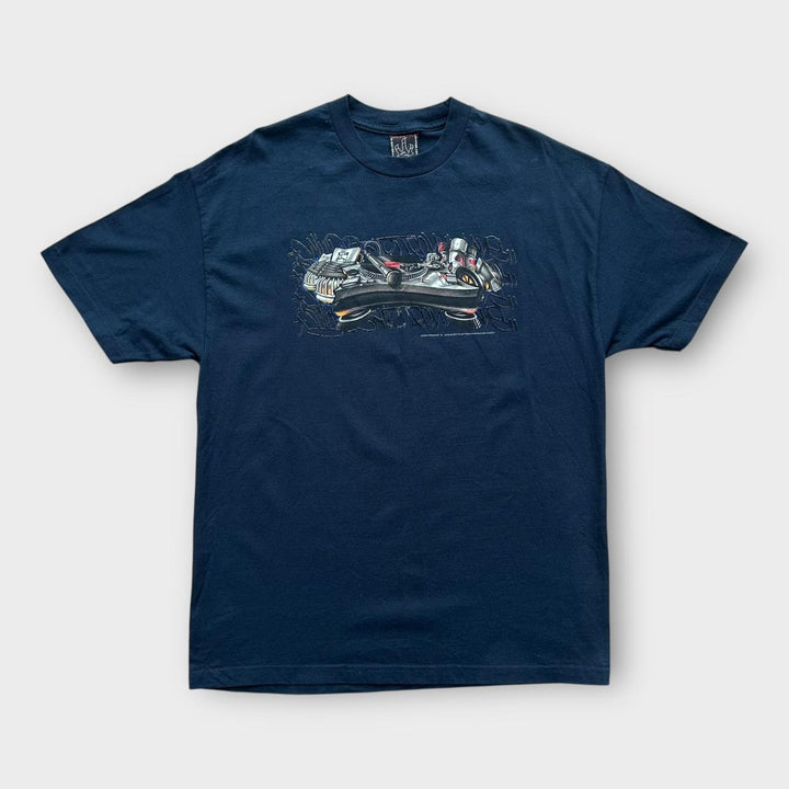 Camiseta con gráfico de hip hop Y2K - XL