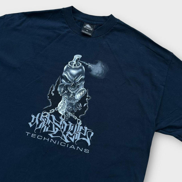 Camiseta con gráfico Technicians Hip-Hop de estilo salvaje - XL