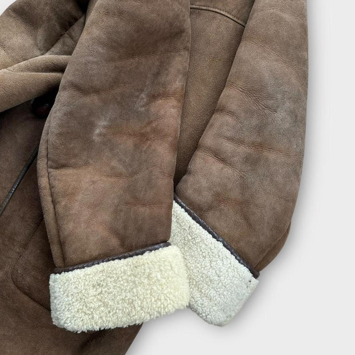 Chaqueta vintage de piel de oveja - mediana