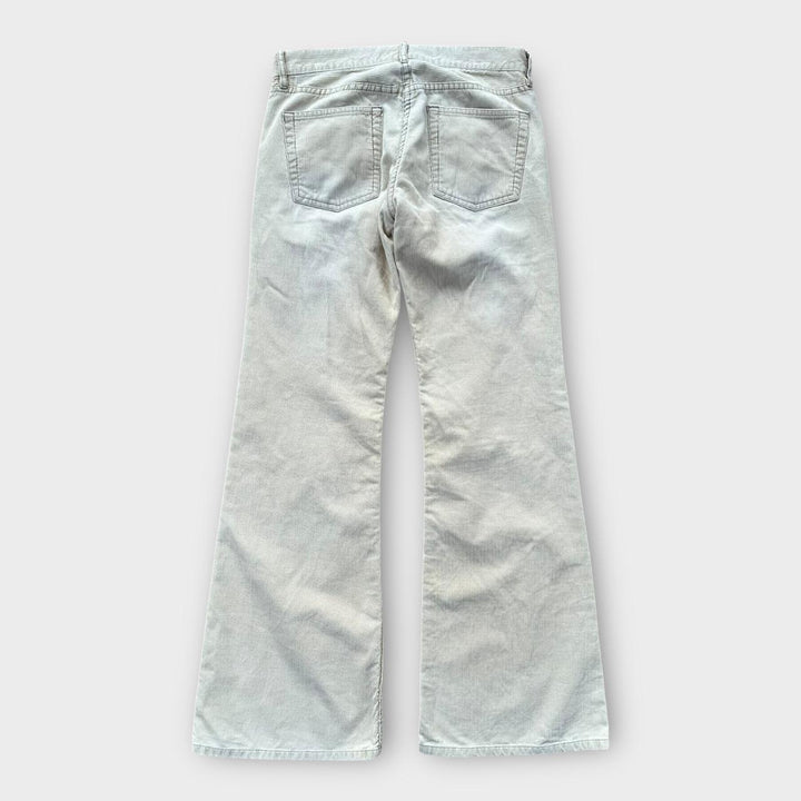 Pantalón acampanado de pana FCUK - talla 8