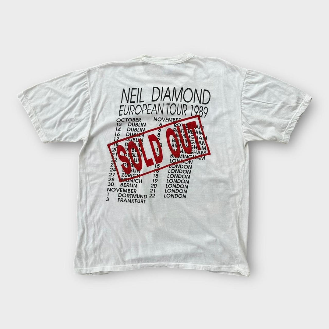 Camisa de concierto vintage de Neil Diamond 1989 - XL