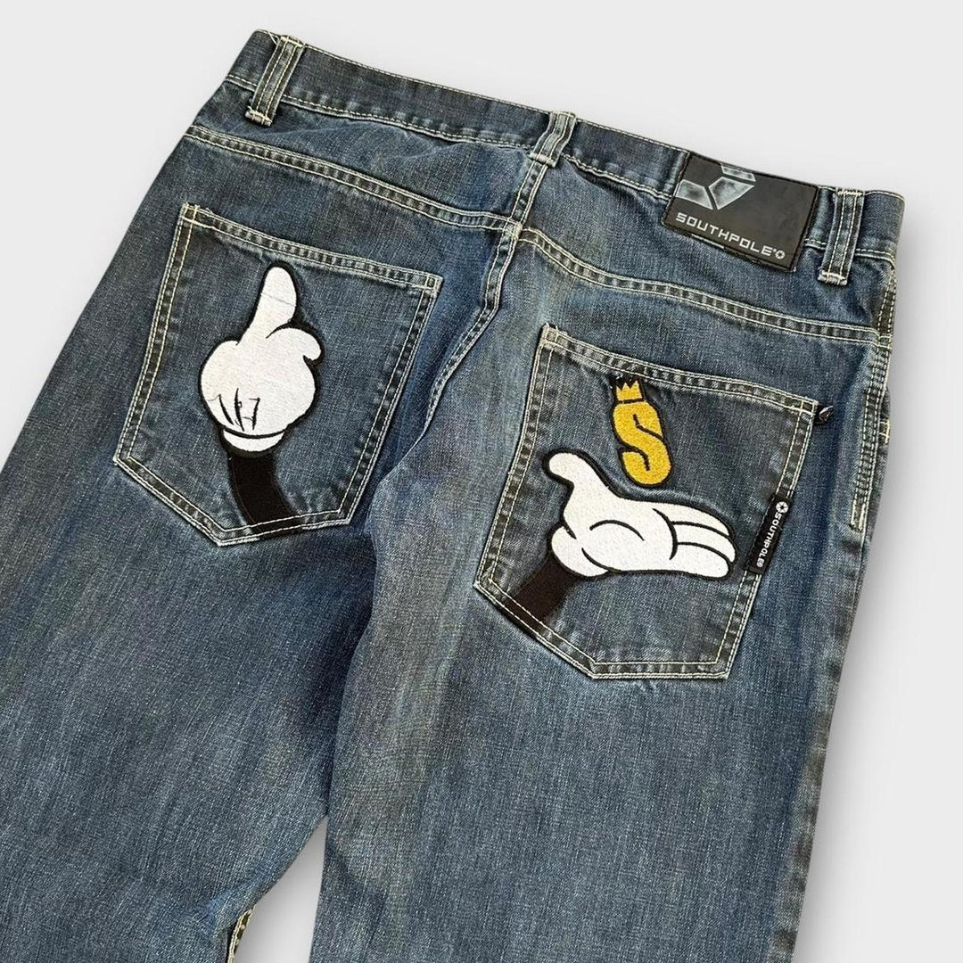 Vaqueros holgados de hip hop Southpole - 34 pulgadas