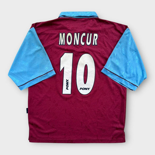 Camiseta de fútbol vintage del West Ham - grande (holgada)