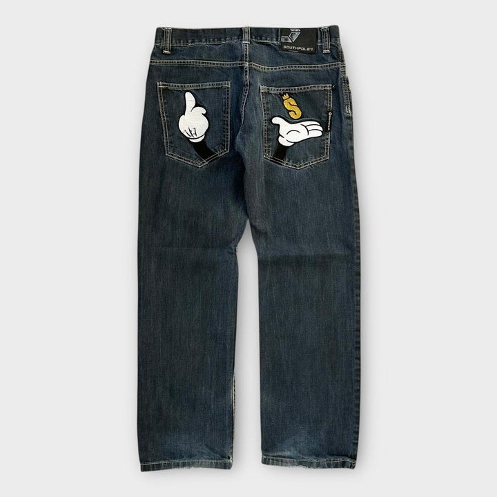 Vaqueros holgados de hip hop Southpole - 34 pulgadas