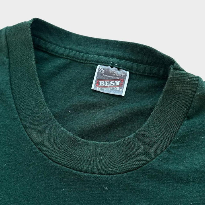 Vintage Fruta del telar camiseta en blanco - XL