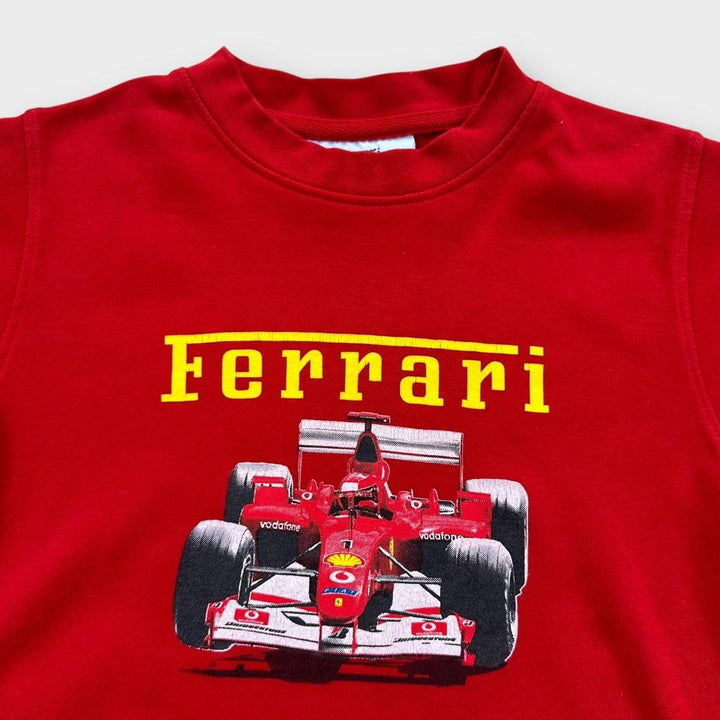 Camiseta Ferrari Y2K - talla mediana para mujer