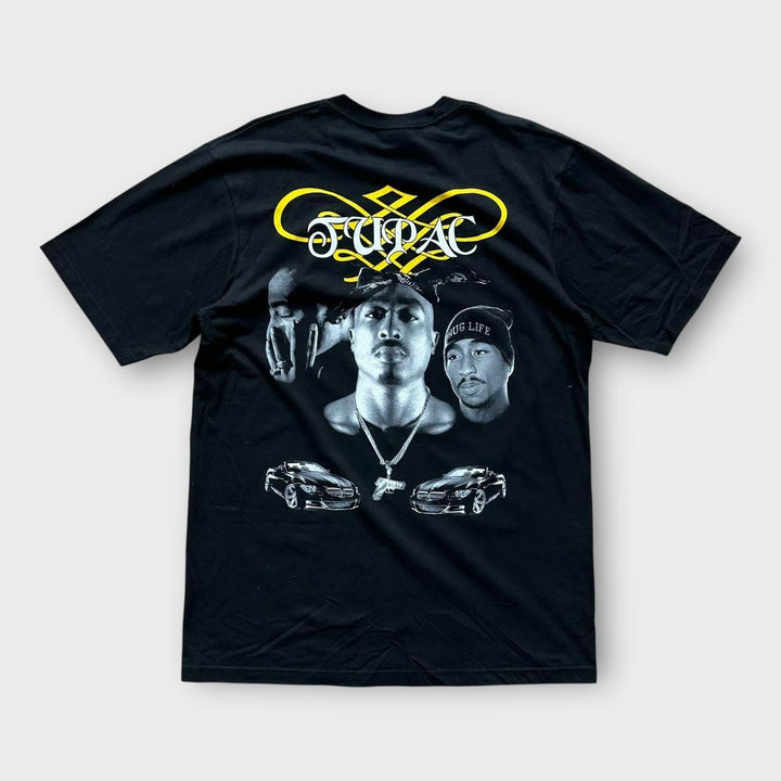 Camiseta de hip hop Y2K Tupac - XL