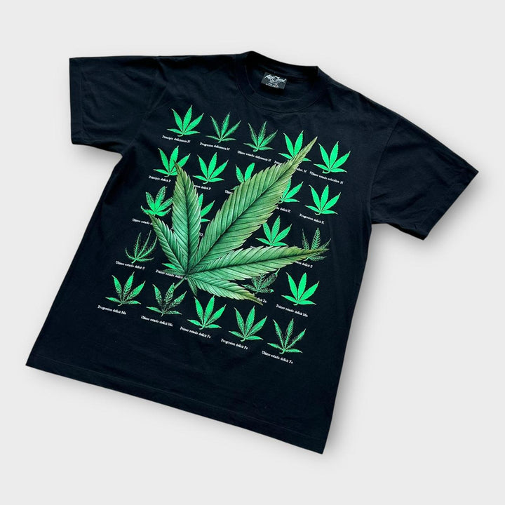 Camiseta con gráfico de marihuana - grande