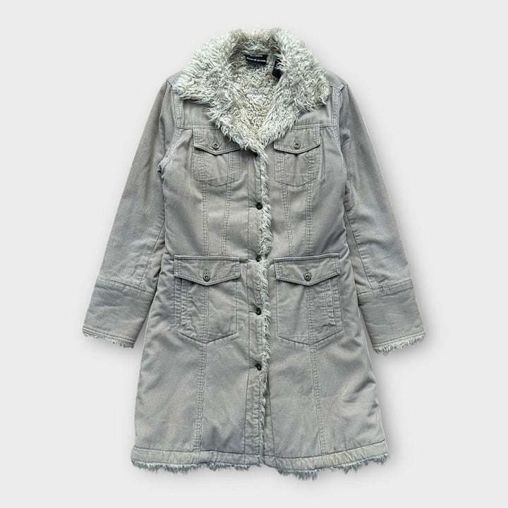 DKNY jeans Chaqueta afgana - mediana para mujer