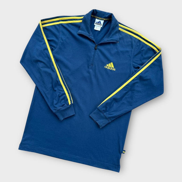 Sudadera Adidas con cremallera de un cuarto - pequeña