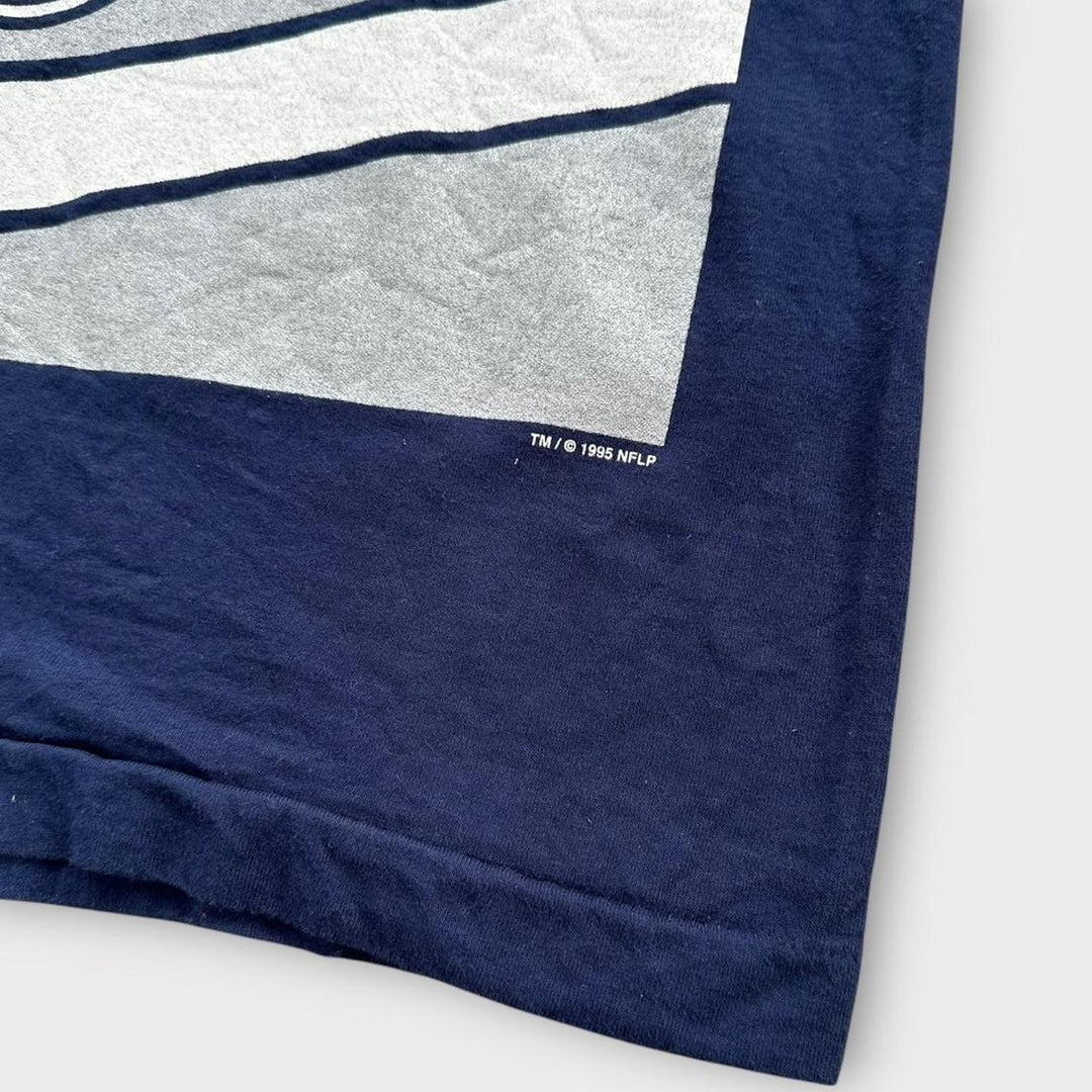 Camiseta de punto único Vintage Patriots - XL