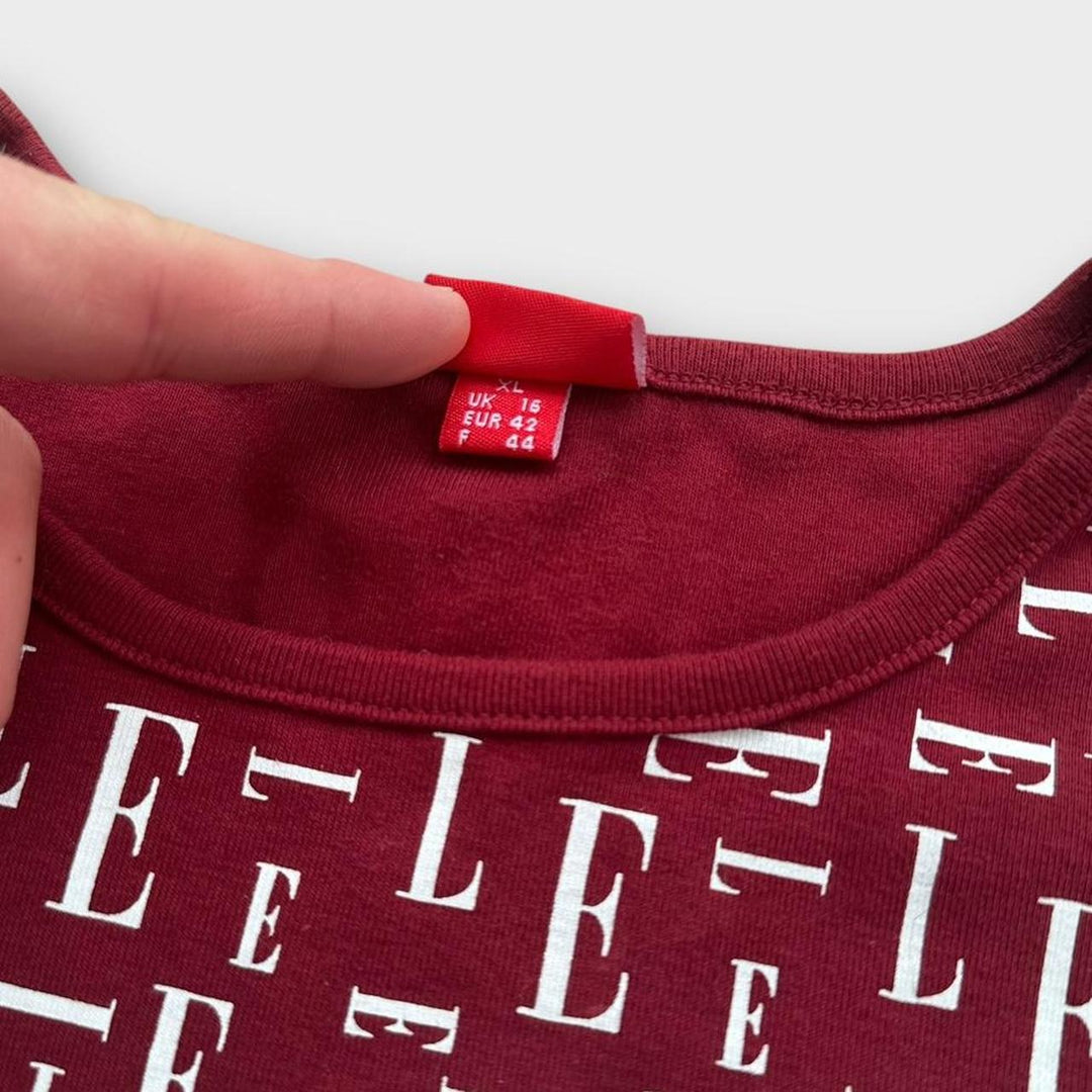 Top Elle vintage Y2K - XL para mujer