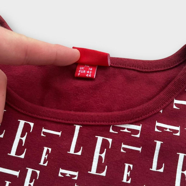 Top Elle vintage Y2K - XL para mujer