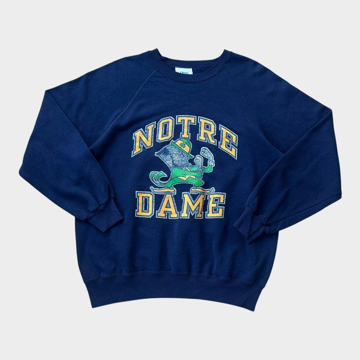 Sudadera campeona vintage de Notre Dame de los años 80 - XL