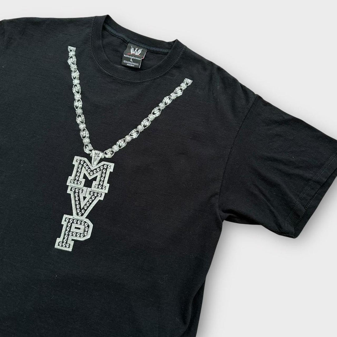 Camiseta de lucha libre WWE MVP - grande