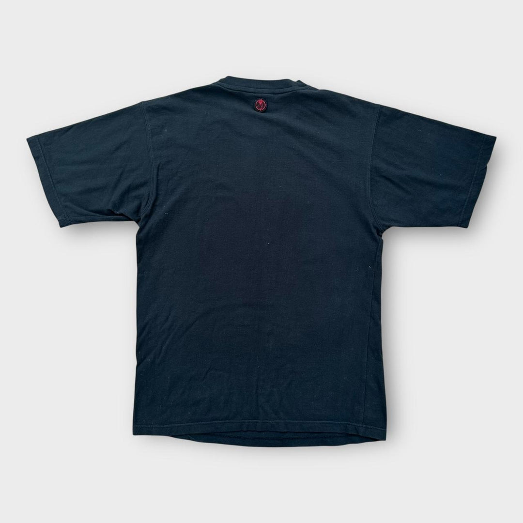 Camiseta gráfica de hip hop Y2K - mediana (se adapta como grande)